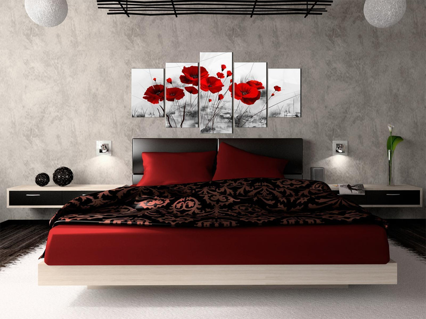 Painting - poppies - red miracle