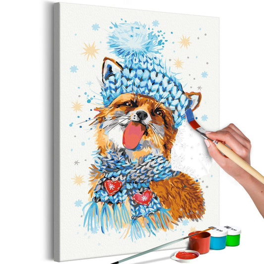 Doe-het-zelf op canvas schilderen - Impish Fox