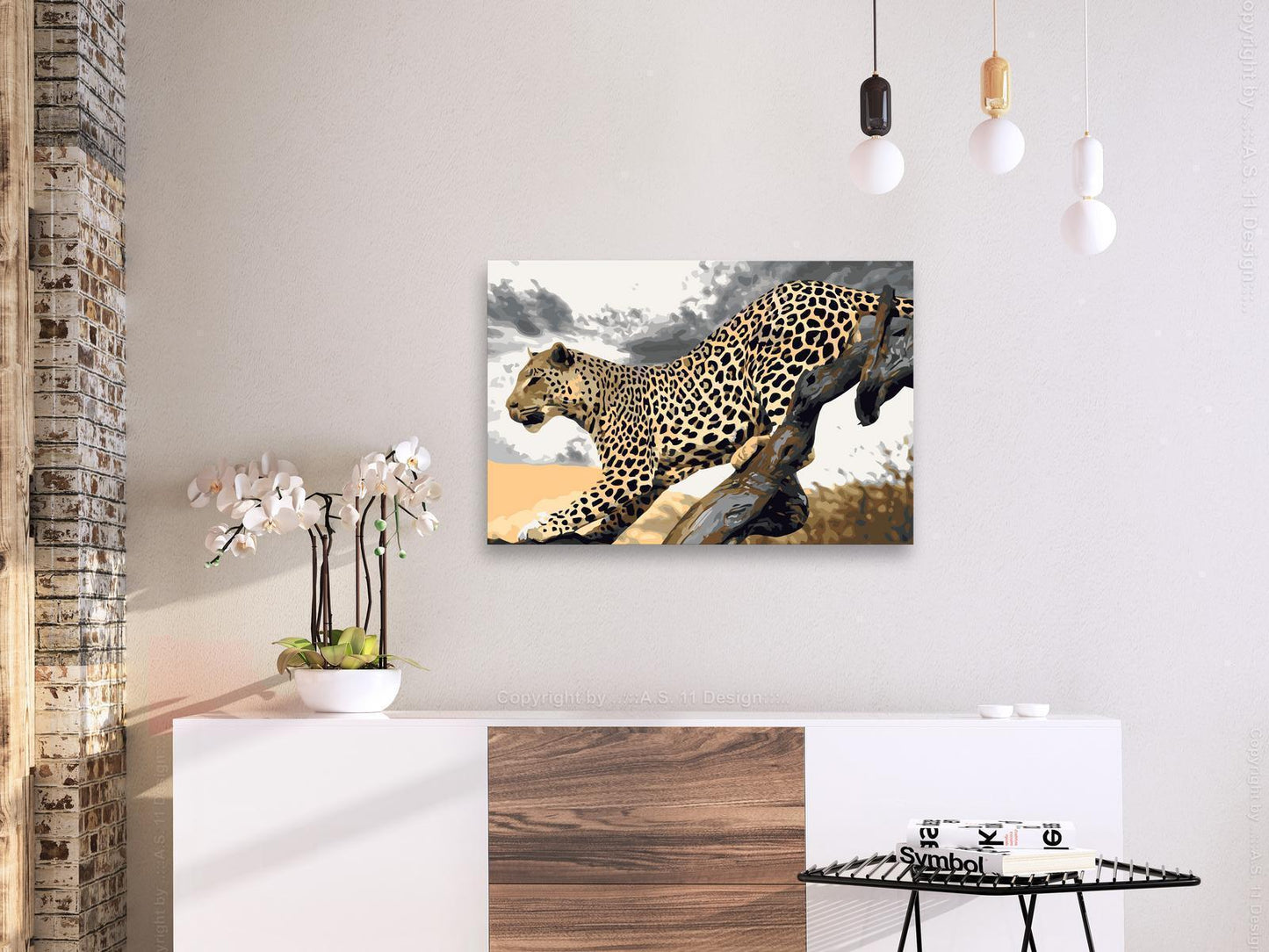 DIY Canvas Painting - Cheetah 