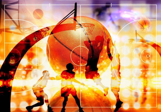 Selbstklebende Fototapete - Basketball