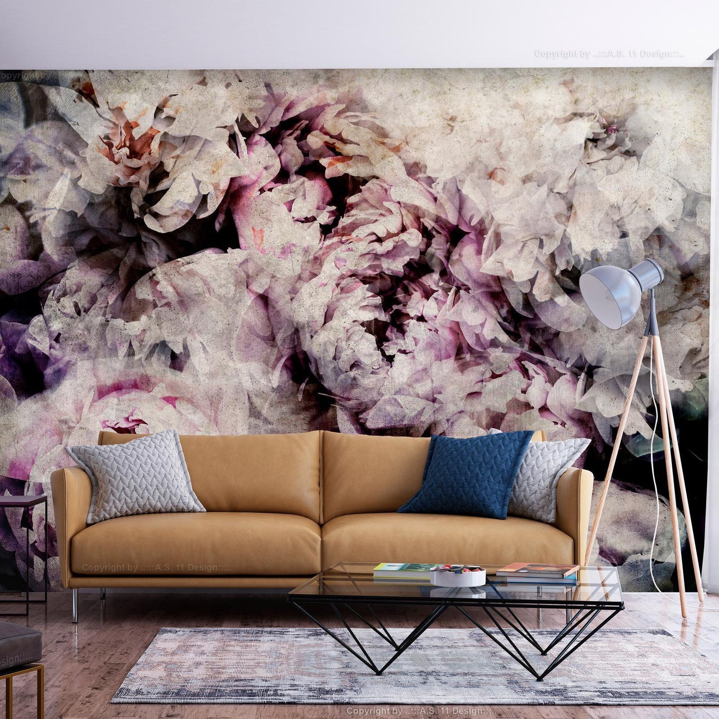 Self-adhesive photo wallpaper - Home Flowerbed