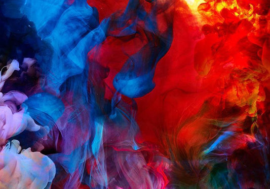 Fotobehang - Colored flames