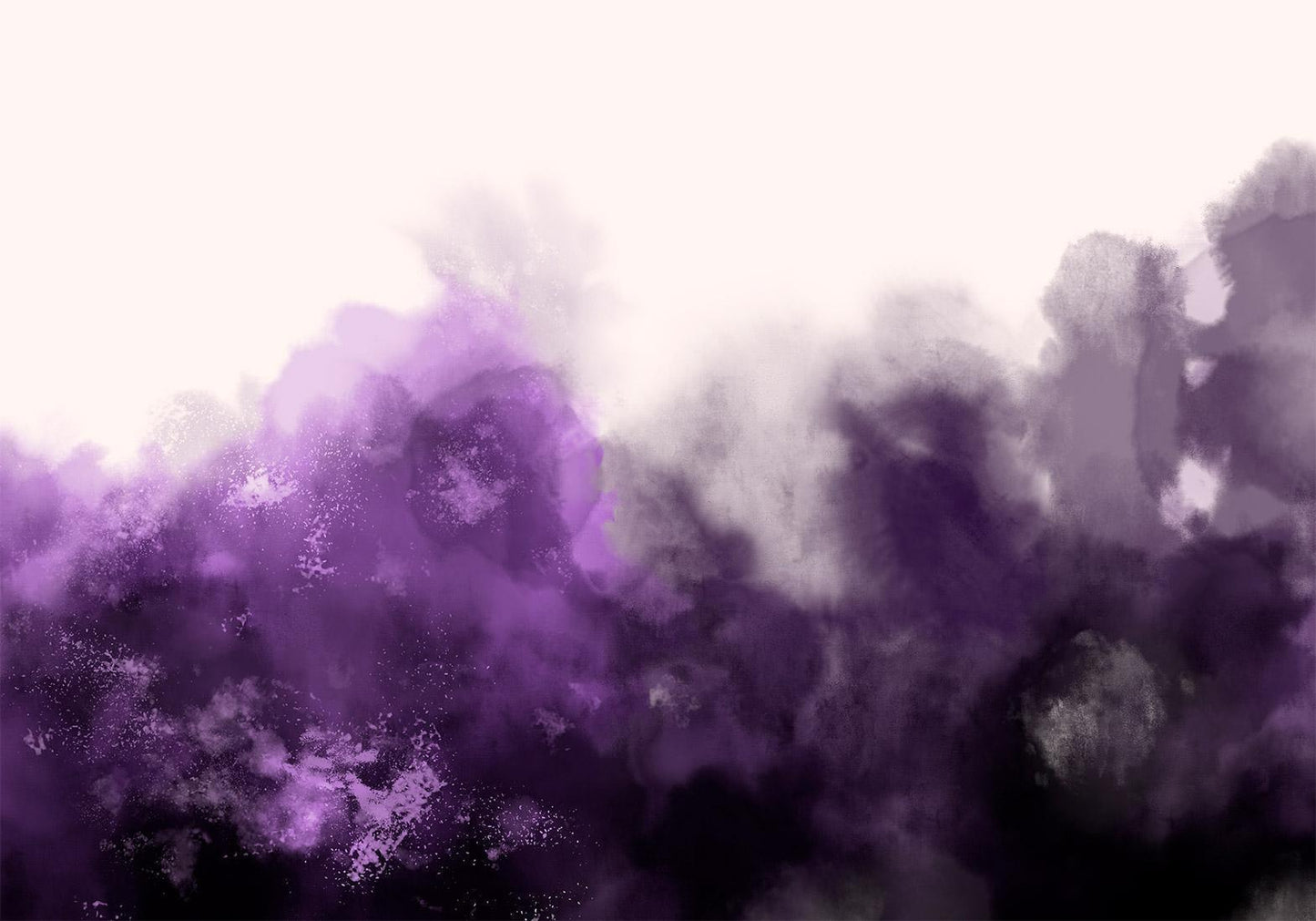 Fototapete - Aquarell-Variation - Violett