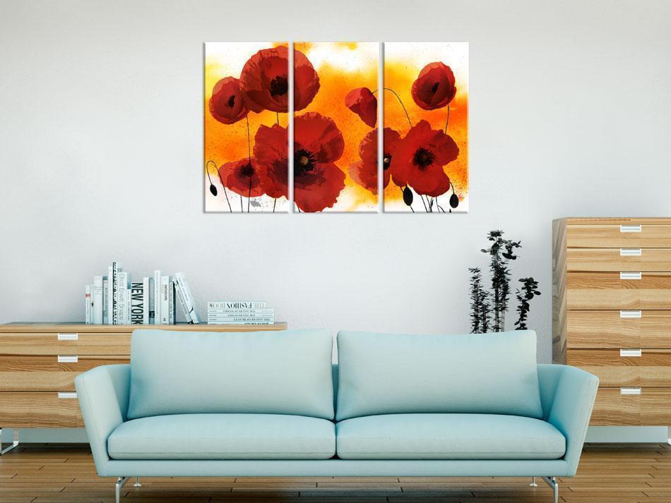 Painting - Sunny afternoon and poppies
