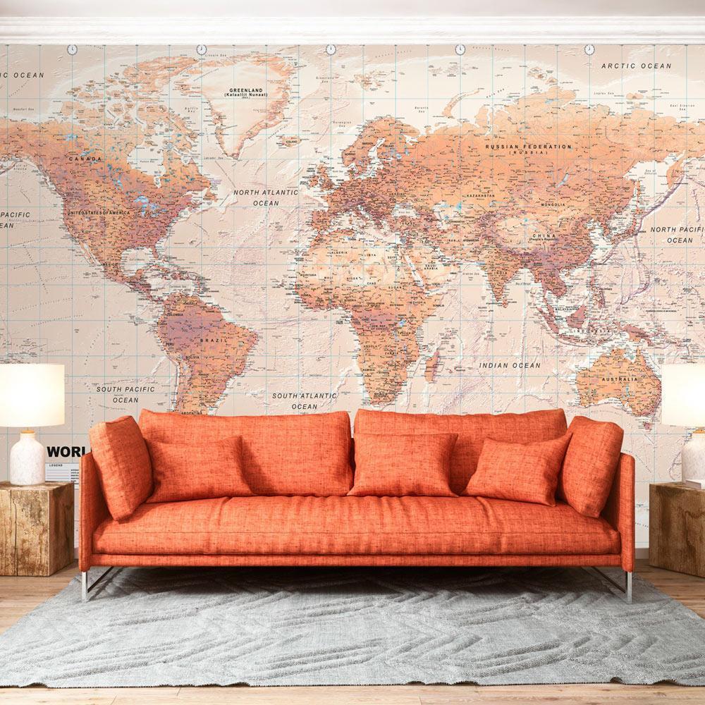 Self-adhesive photo wallpaper - Orange World