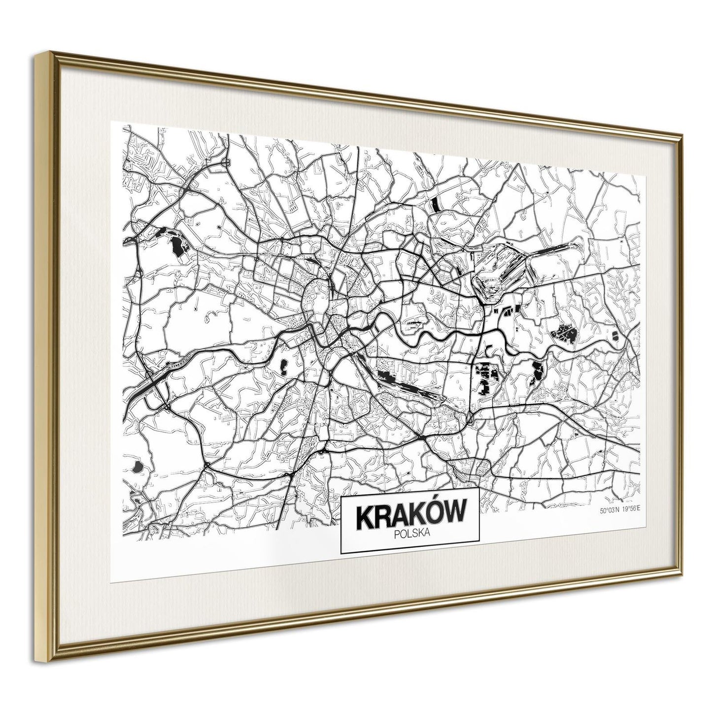 Stadtplan: Krakau