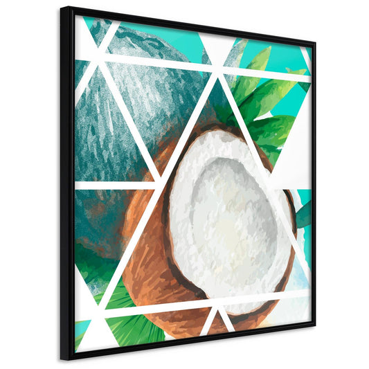 Tropical Mosaic with Coconut (Square)