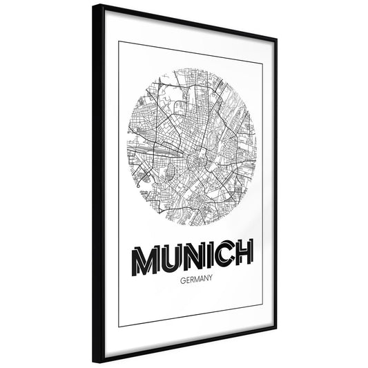 Stadtplan: München (rund)