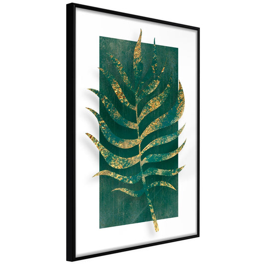 Vergoldetes Palmblatt